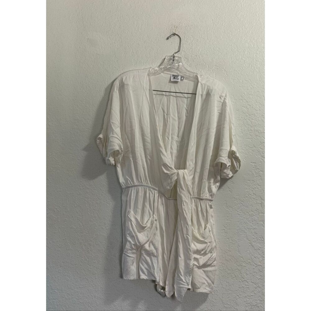 Princess‎ Polly white Gauzy  romper size 10 Coachella festival